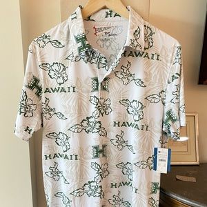 NWT Reyn Spooner, University of Hawaii Mens Polo Shirt Medium